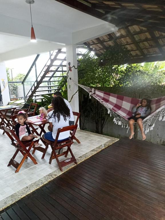 Balkón nebo terasa v ubytování Pousada Tropicália Paraty