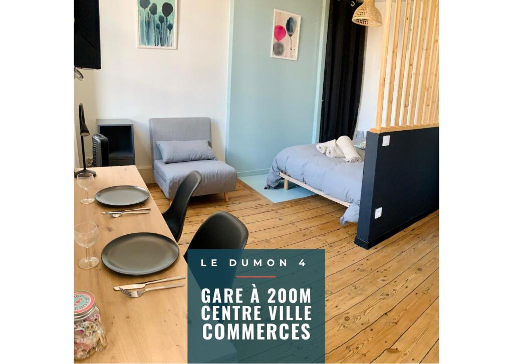 Photo de la galerie de l'établissement LE DUMON 4 - Studio NEUF LUMINEUX CALME - WiFi - GARE 200m, à Agen