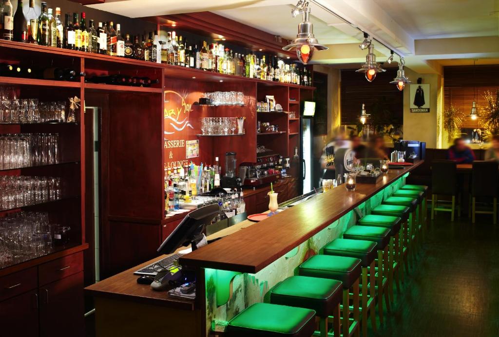 Lounge nebo bar v ubytování Hotel Stadt Daun