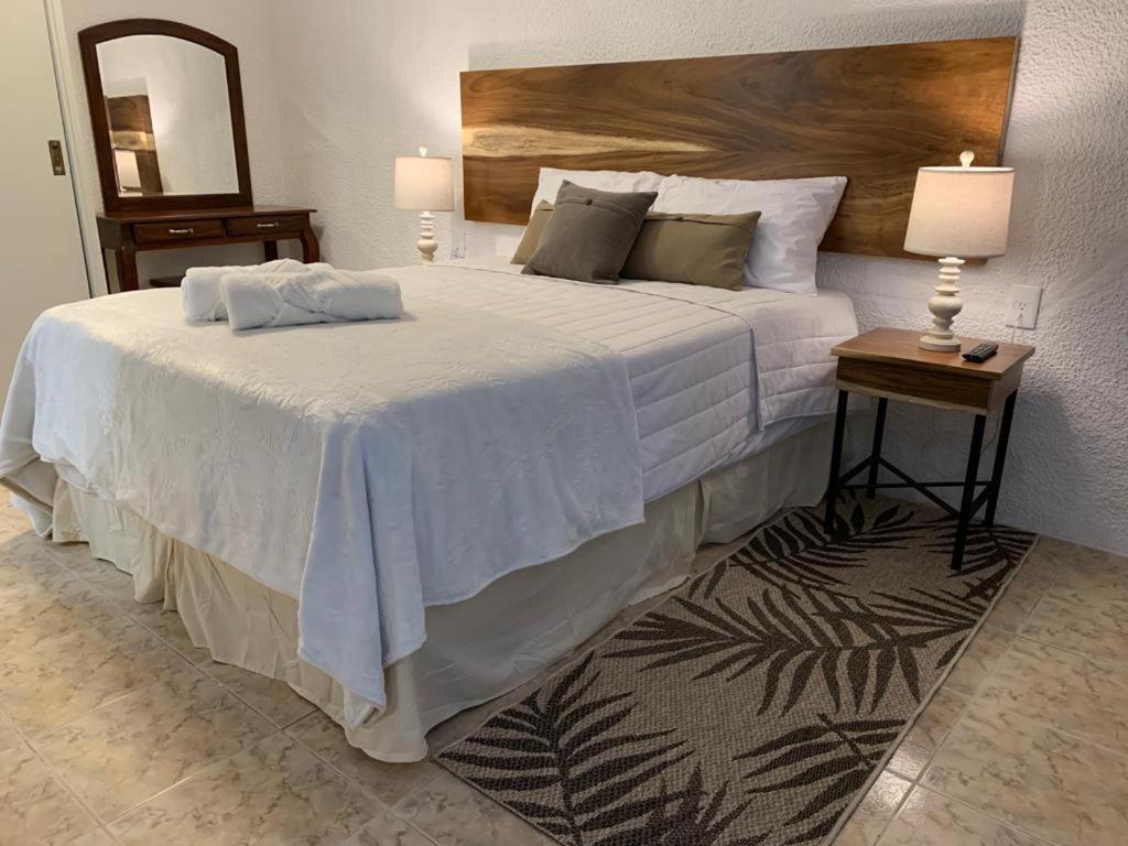 Postel nebo postele na pokoji v ubytování Hotel Posada Santa Fe