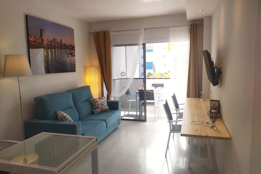 Posezení v ubytování Modern accommodation in Playa del Inglés