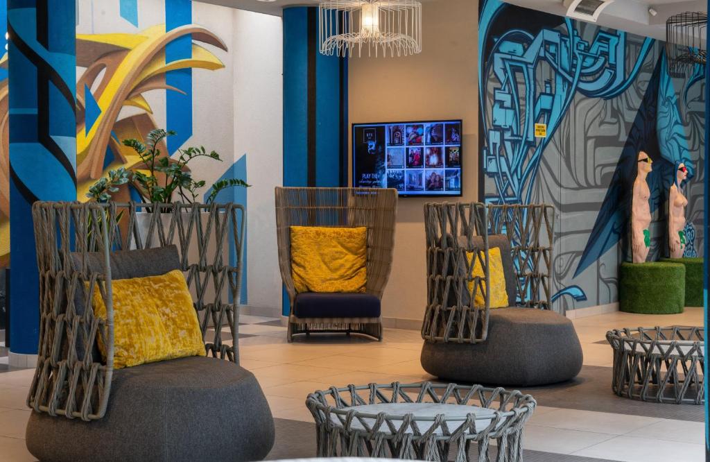 Posezení v ubytování NYX Hotel Milan by Leonardo Hotels