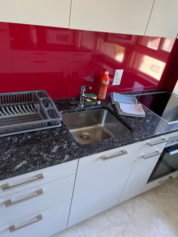 Kuchyň nebo kuchyňský kout v ubytování SAVOY 26