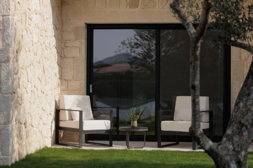 Posezení v ubytování Luxurious Villa Trinity