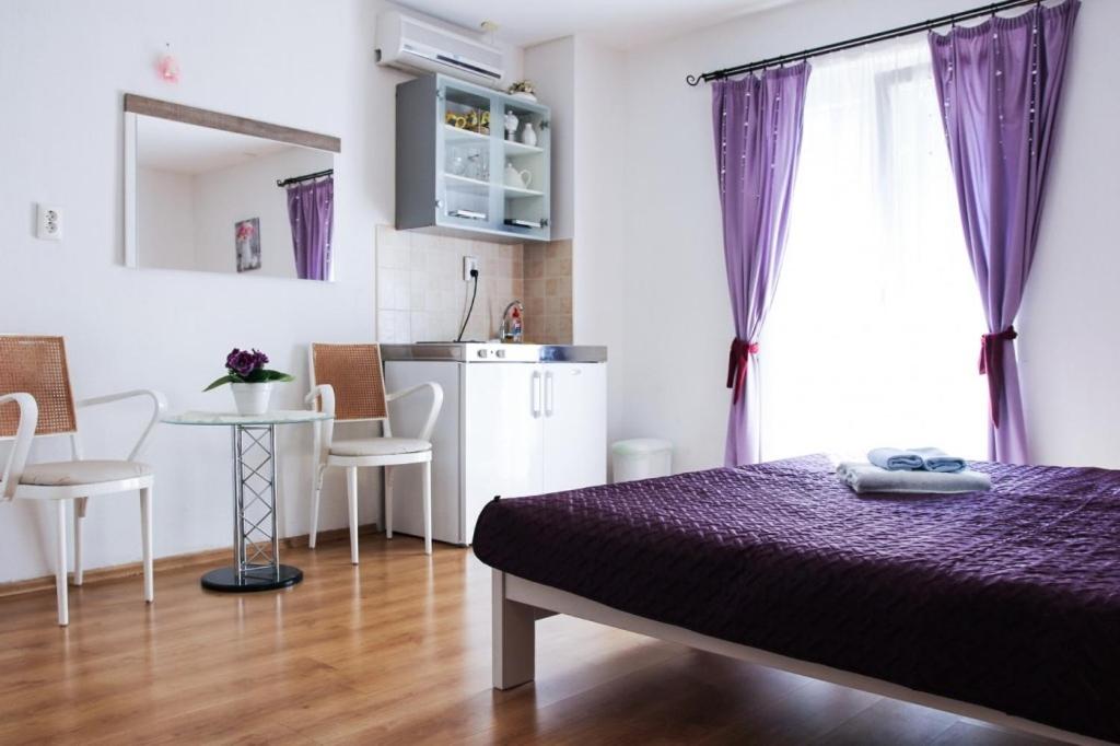 Kuchyň nebo kuchyňský kout v ubytování Apartments by the sea Makarska - 15200