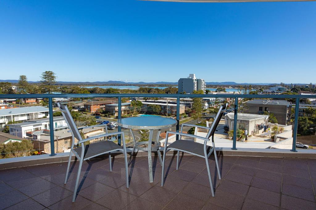 Balkón nebo terasa v ubytování Twin Pines Unit 701