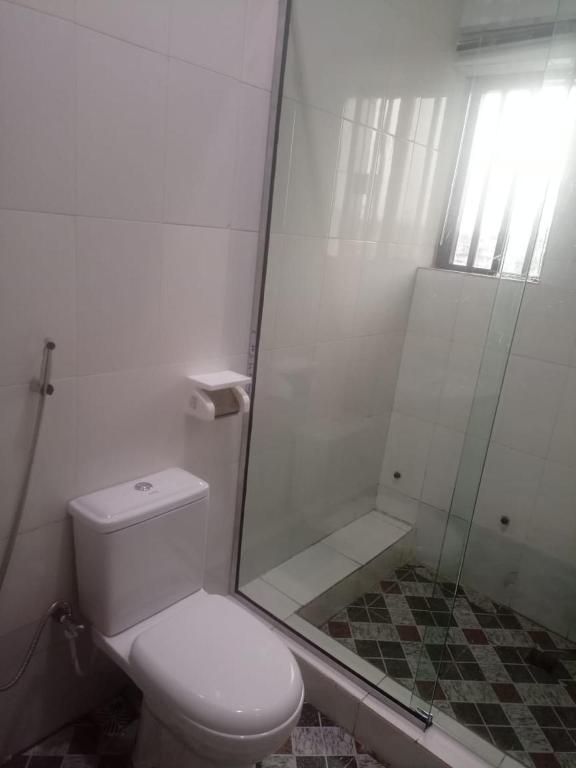 Koupelna v ubytování Captivating 1-Bed Studio in Sapele