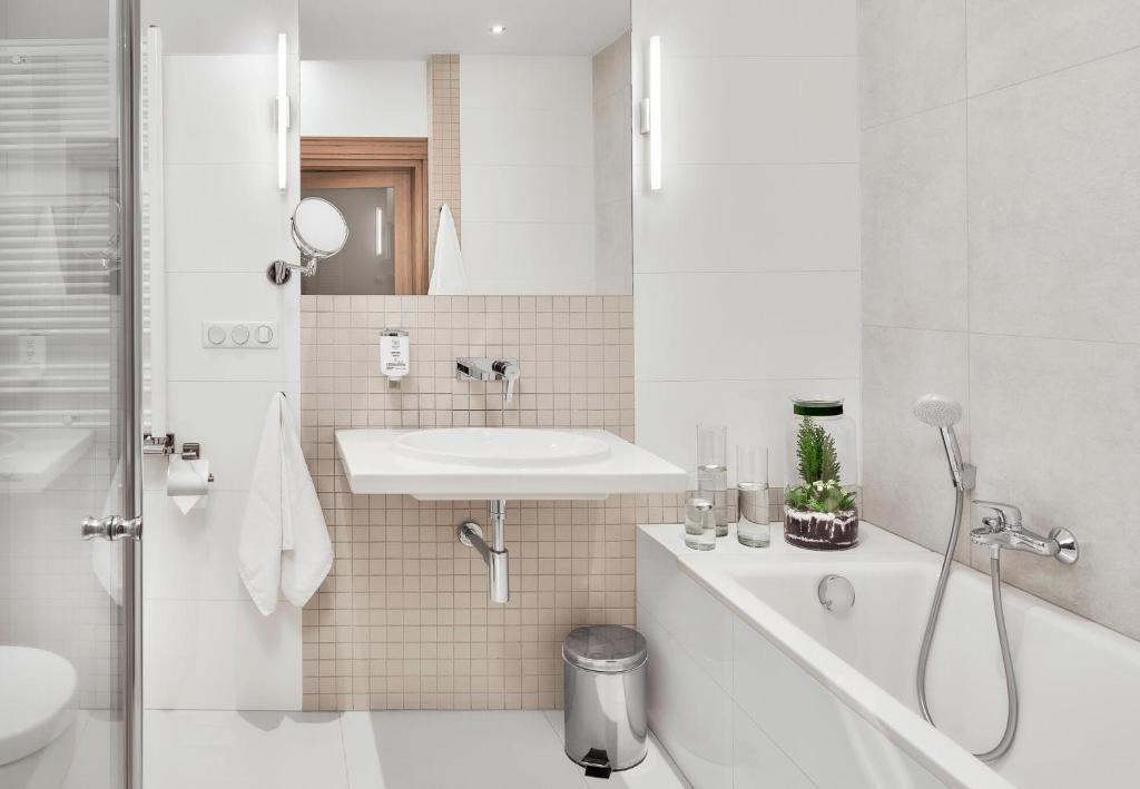 Kúpeľňa v ubytovaní Columna Medica