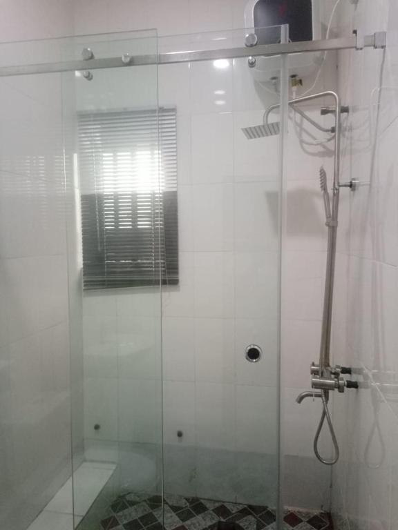 Koupelna v ubytování Captivating 1-Bed Studio in Sapele