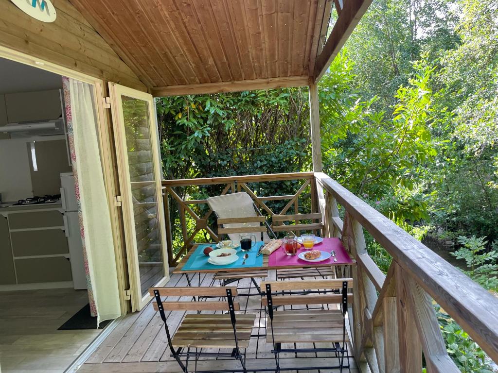 Balkón nebo terasa v ubytování Le Vrai Paradis