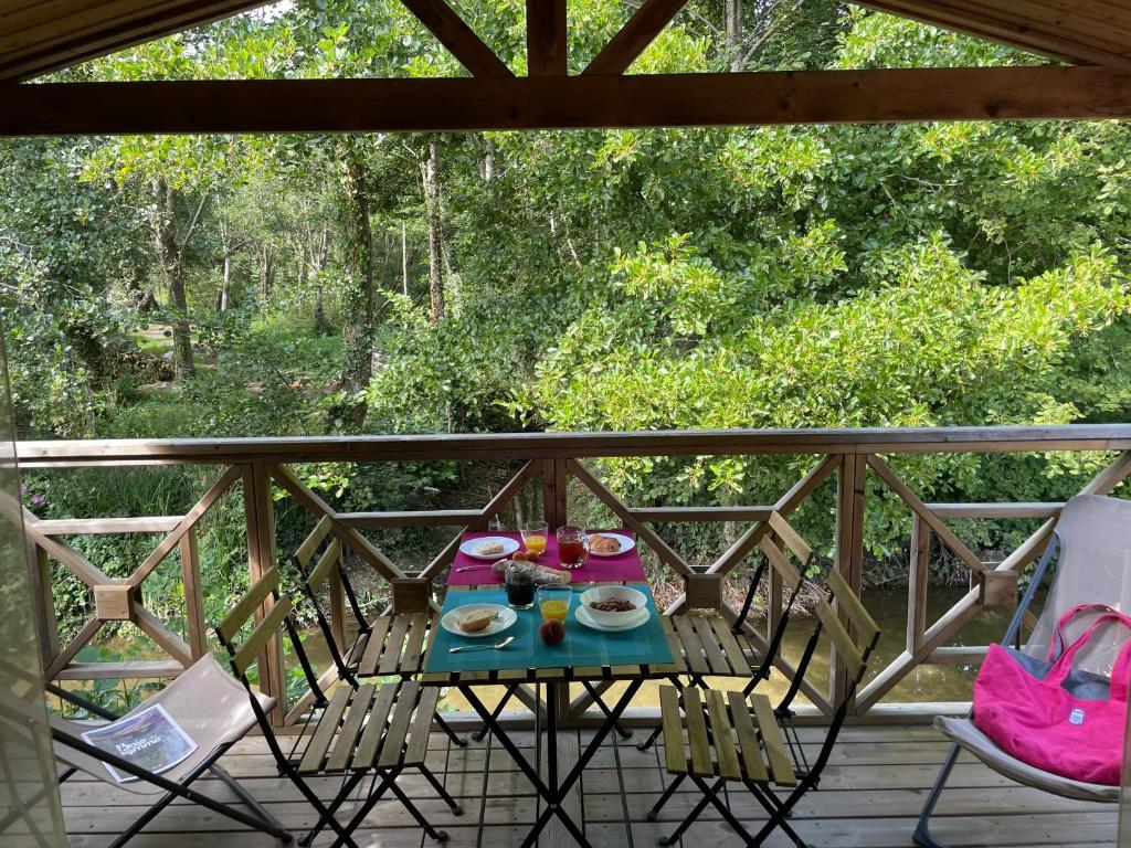 Balkón nebo terasa v ubytování Le Vrai Paradis