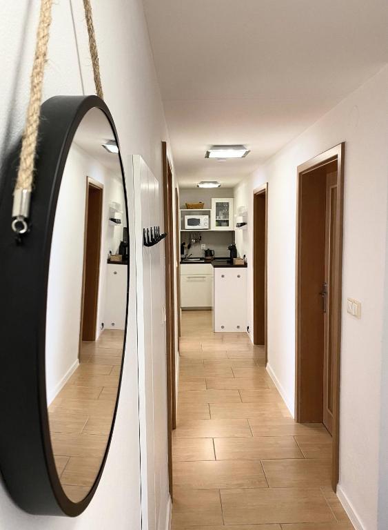 Kuchyň nebo kuchyňský kout v ubytování Plně vybavený apartmán na úpatí Jizerských hor