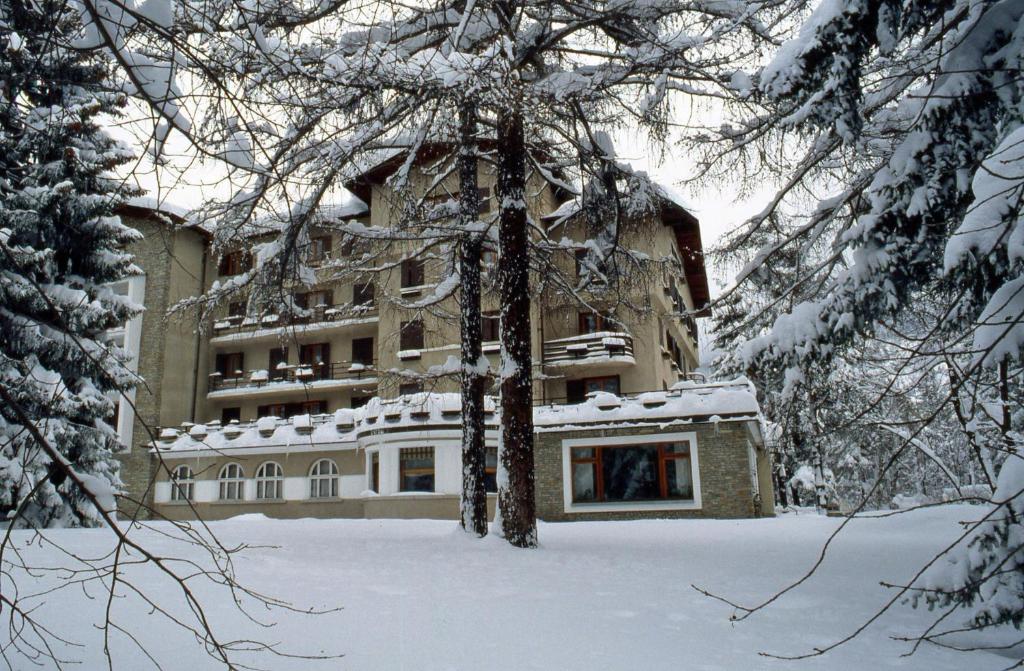 Hotel Des Geneys v zimě