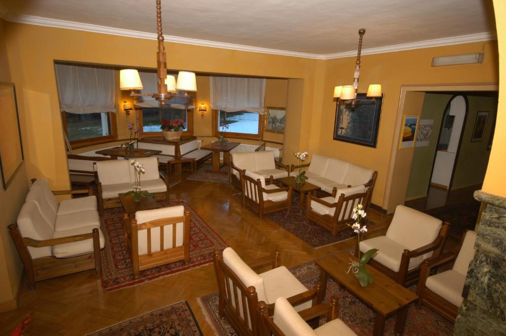 Posezení v ubytování Hotel Des Geneys