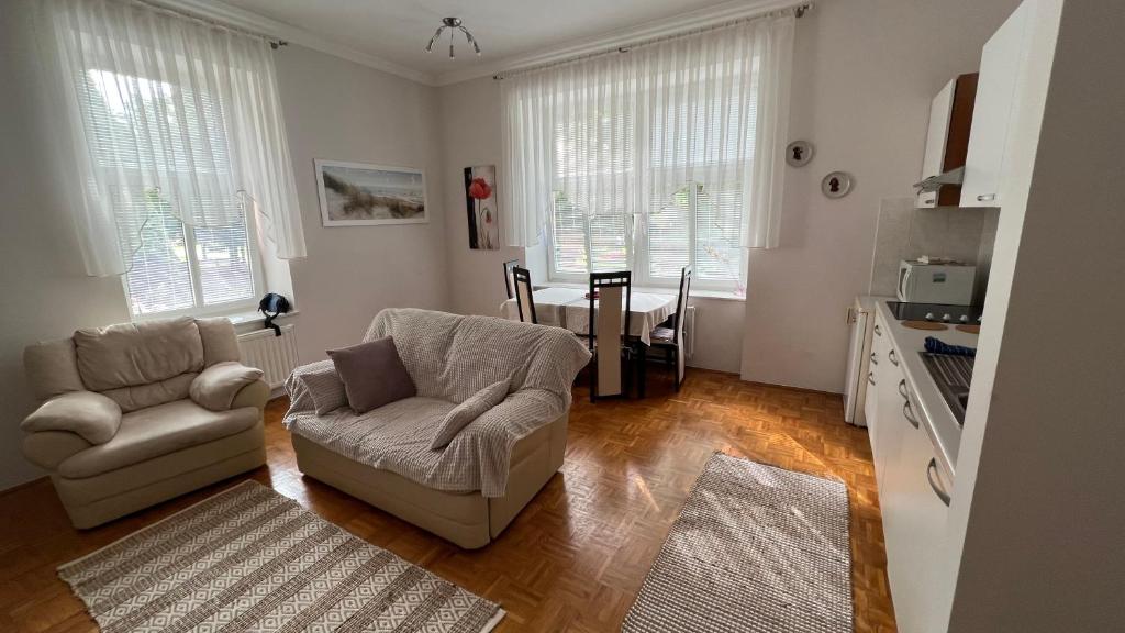 Posezení v ubytování Apartment Juliana