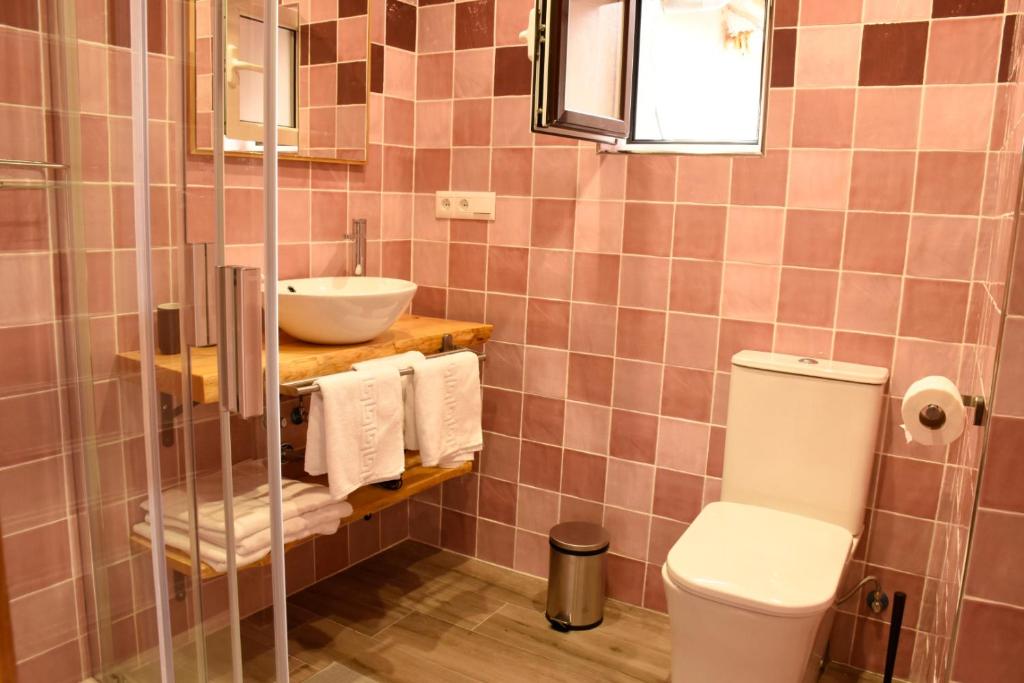 Koupelna v ubytování Apartamentos Tierra y Arte