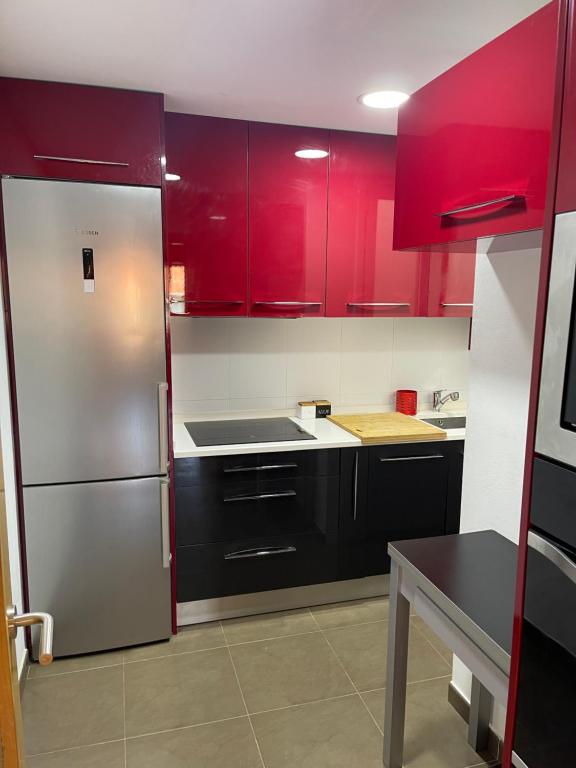 Kuchyň nebo kuchyňský kout v ubytování Duplex CARDELLY