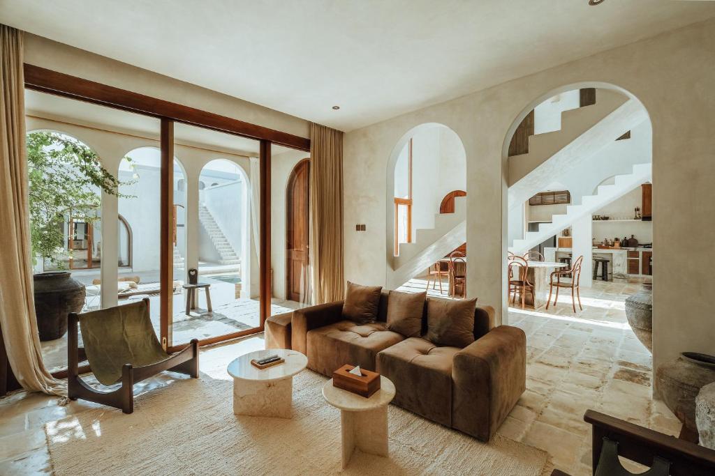 Posezení v ubytování Casa Viamo