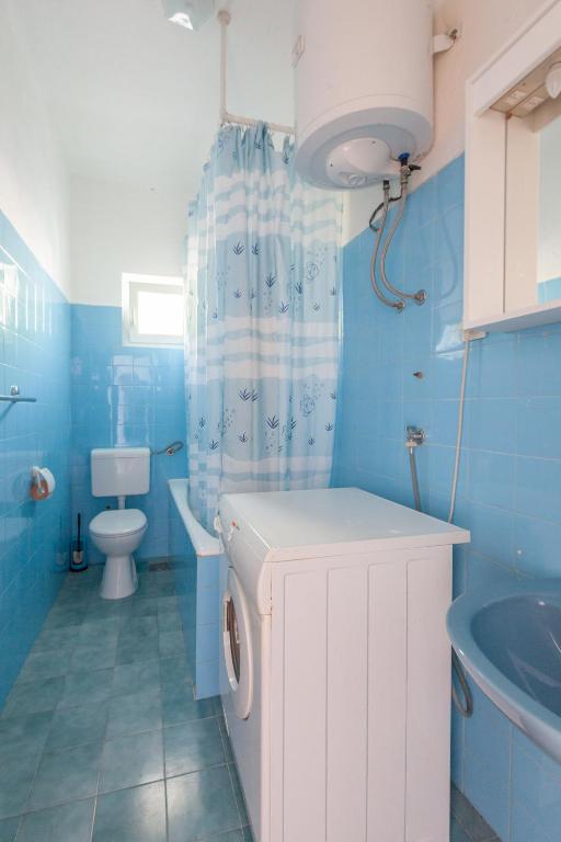 Koupelna v ubytování Apartments by the sea Igrane, Makarska - 310