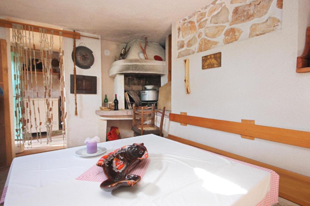 Posteľ alebo postele v izbe v ubytovaní Seaside holiday house Zdrelac, Pasman - 340