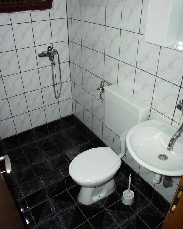 Koupelna v ubytování Apartments by the sea Sveti Petar, Biograd - 358