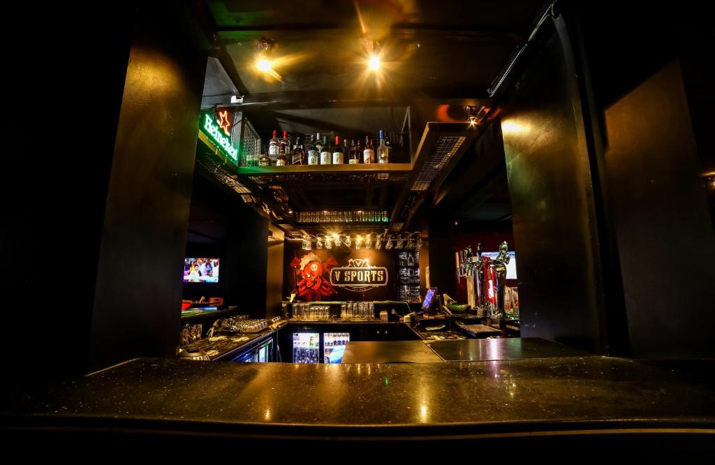 Lounge nebo bar v ubytování Hyde Park Hotel
