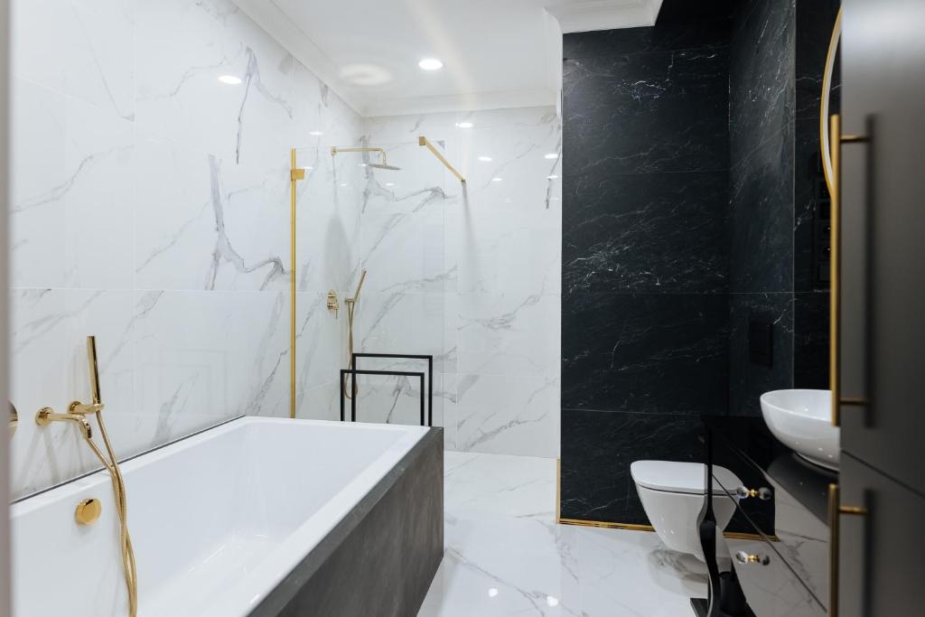 Kúpeľňa v ubytovaní Luxury penthouse with jacuzzi