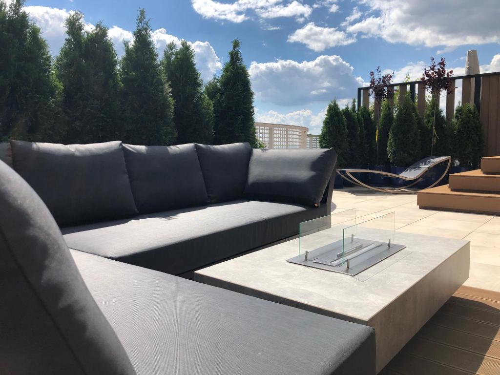 Posedenie v ubytovaní Luxury penthouse with jacuzzi
