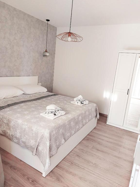 Postel nebo postele na pokoji v ubytování Luxury Sea View Apartment