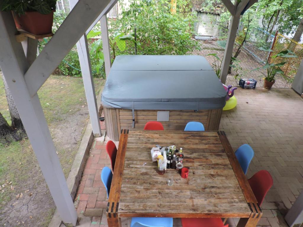 Patio nebo venkovní prostory v ubytování Szepezd OAK villa