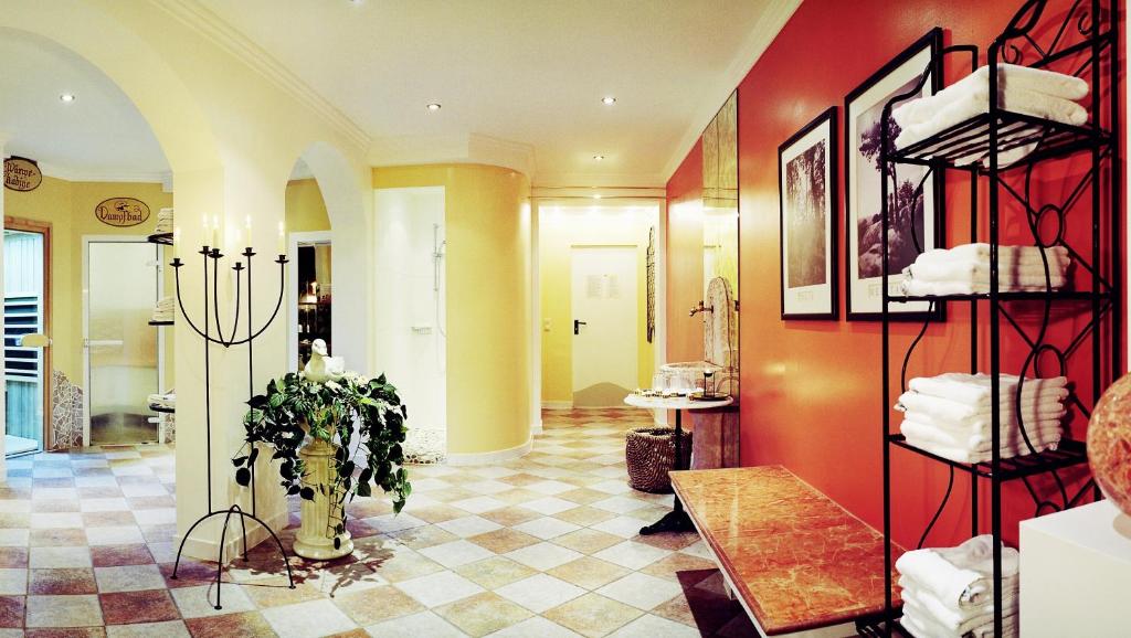 Koupelna v ubytování Hotel Garni Keil