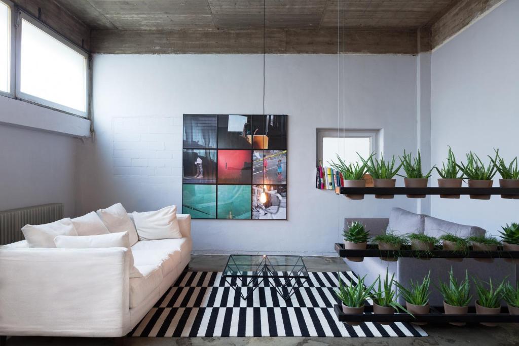 Posezení v ubytování WALLYARD Stay