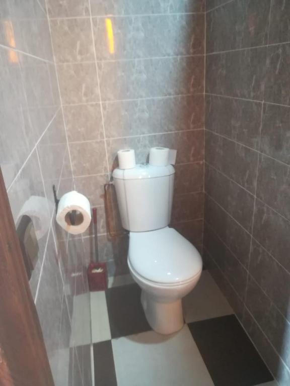 Koupelna v ubytování Riad Ouinz