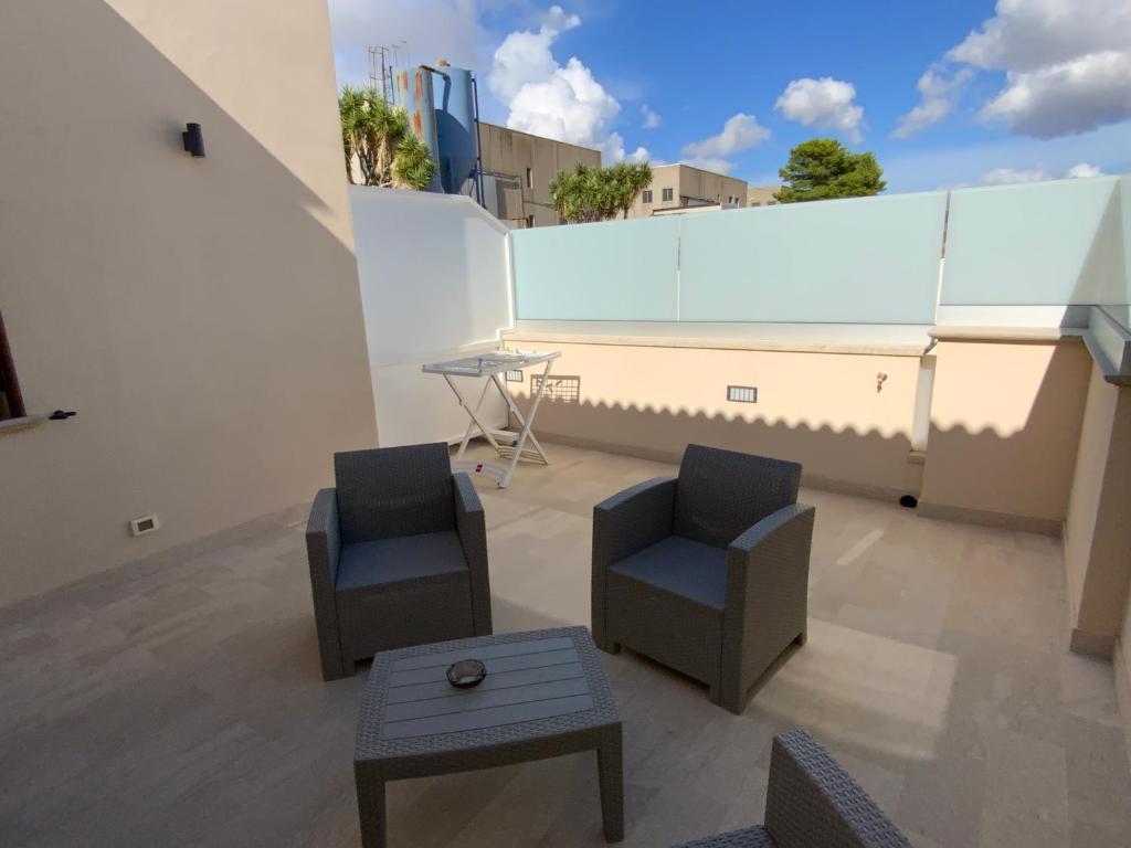 Balkon lub taras w obiekcie Oasi nel Deserto