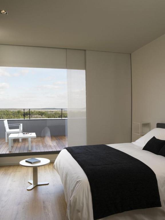 Postel nebo postele na pokoji v ubytování Blu Hotel Almansa