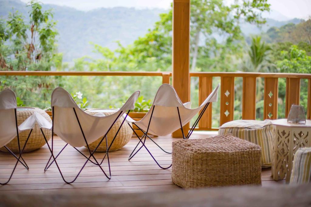 Nespecifikovaný výhled na hory nebo výhled na hory při pohledu z bed and breakfast
