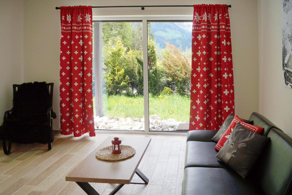 Posezení v ubytování Chalet Alte Post