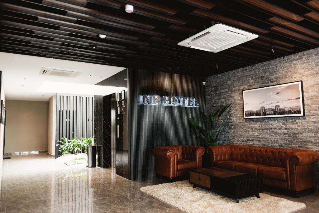 Posezení v ubytování NB HOTEL