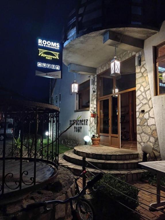 Budova, kde se bed and breakfast nachází