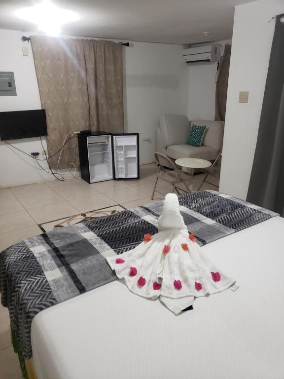 Postel nebo postele na pokoji v ubytování Grace Garden Guesthouse by Eminence Ent