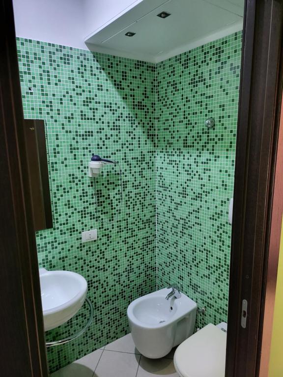 Koupelna v ubytování Sorrento Relais