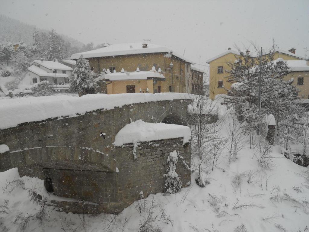 Albergo del Ponte v zime