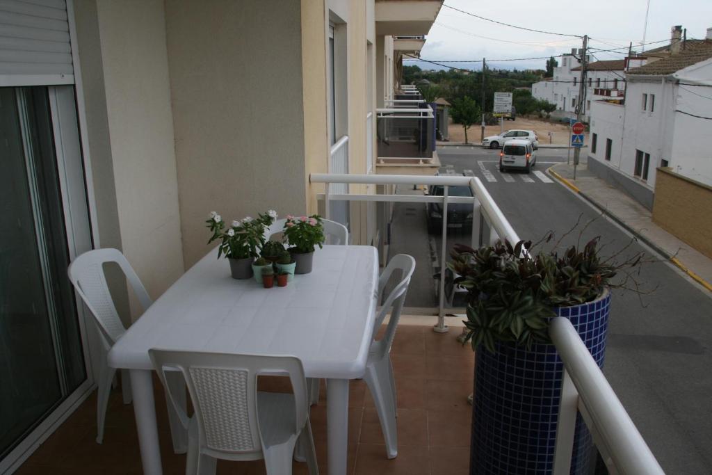 Balkón nebo terasa v ubytování Apartament Franmar