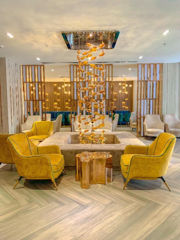 Posezení v ubytování CHAU KHUONG HOTEL
