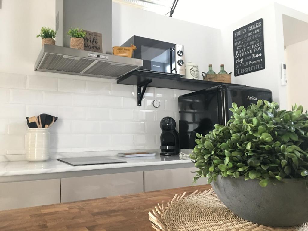 Kuchnia lub aneks kuchenny w obiekcie Loft Xerez Centro