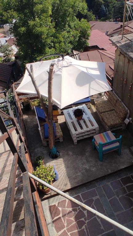 Edifici on està situat l'hostal o pensió