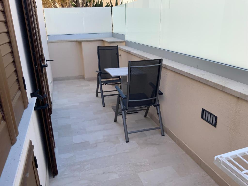 Balkon lub taras w obiekcie Oasi nel Deserto