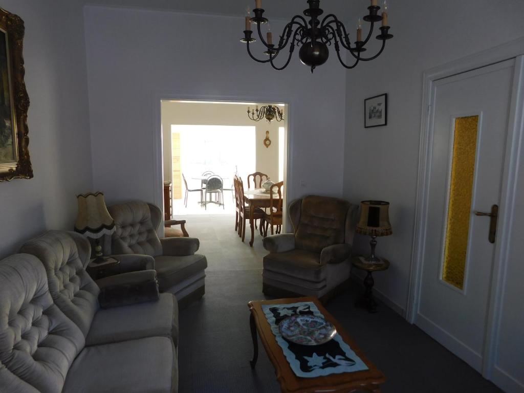 Posezení v ubytování Vakantiewoning Louis