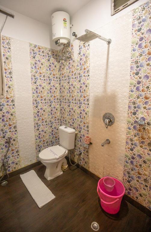Koupelna v ubytování Hotel Cecil
