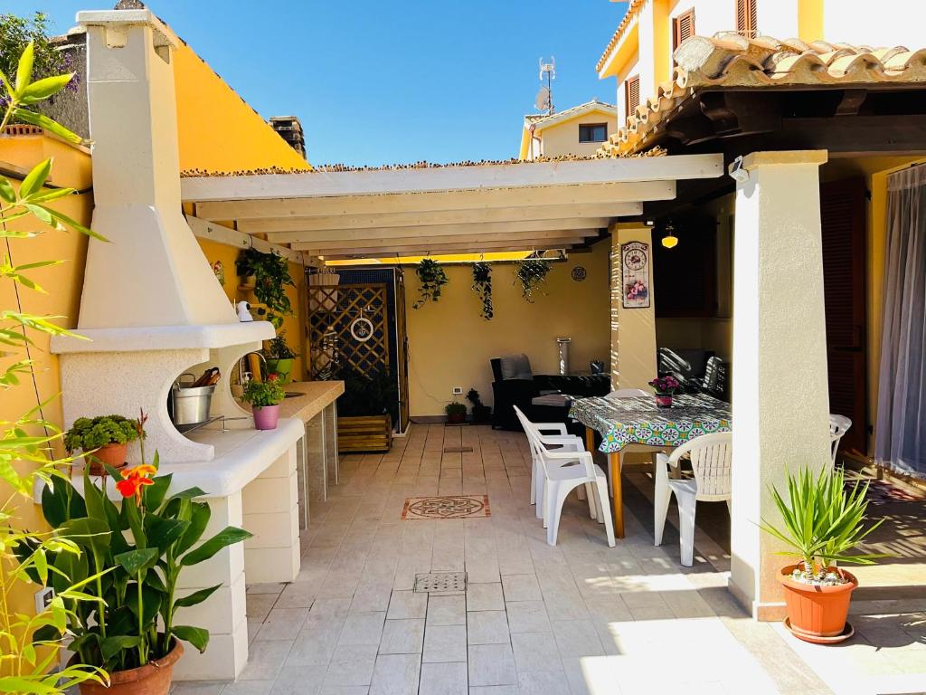 Balkón alebo terasa v ubytovaní Villa Kate Pula Sardegna